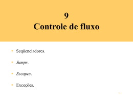 9. Controle de fluxo