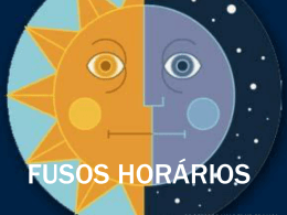 FUSOS HORÁRIOS