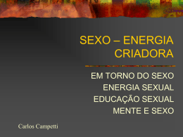 SEXO – ENERGÍA CREADORA