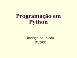 Por que Python? - DCC