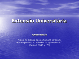 Extensão Universitária