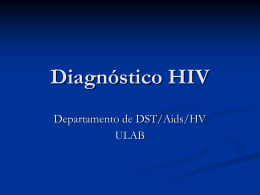 - Departamento de DST, Aids e Hepatites Virais