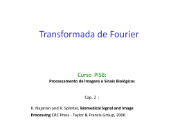 Transformada Fourier - Instituto de Computação