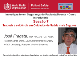 Perguntas da Sessão 7 - World Health Organization