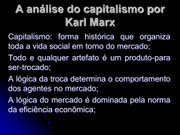 A análise do capitalismo por Karl Marx