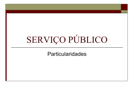 O que é serviço público?