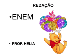 09 - ENEM - Professora Hélia - Aulão de Redação