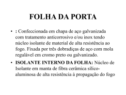 FOLHA DA PORTA