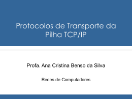 Protocolos de Transporte (TCP/UDP)