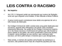 LEIS_CONTRA_O_RACISMO - Acadêmico de Direito da FGV