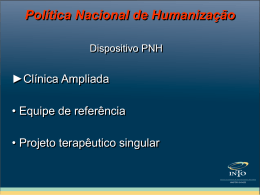 Política Nacional de Humanização