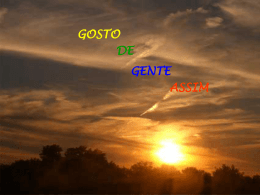 GOSTO DE GENTE ASSIM