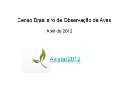 Censo Brasileiro de Observação de Aves