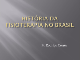 História da fisioterapia no brasil