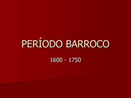 PERÍODO BARROCO