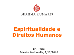 Espiritualidade e Direitos Humanos