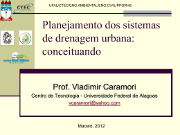 Plano Diretor de Drenagem Urbana