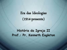 Era das Ideologias (1789-1914)