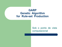 GARP Genetic Algorithm for Rule-set Production