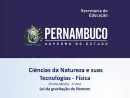 Lei da gravita&ccedil;&atilde;o de Newton