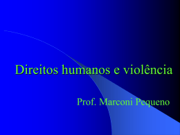 Direitos humanos e violência