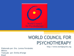 Diapositiva 1 - World Council for Psychotherapy