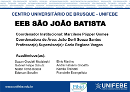 Projeto &ldquo;Conhecendo os Sons&rdquo;