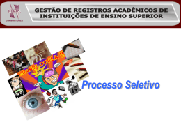 30-31/05/2012 Gestão de Secretaria e Registro Acadêmico