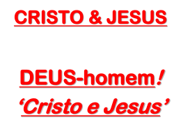 Cristo e Jesus