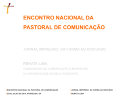 Jornal impresso: da forma ao discurso