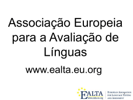 Directrizes EALTA para a Boa Prática na Avaliação de Línguas