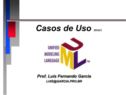 Diagrama de Casos de Uso - Prof. Dr. Luis Fernando Garcia
