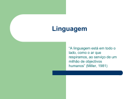 Linguagem vs. Comunicação - Universidade Castelo Branco