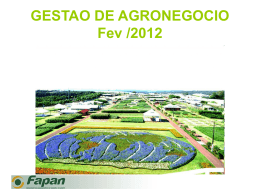GESTAO DE AGRONEGOCIO Fev /2012