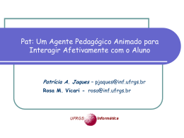Intera&ccedil;&atilde;o com Agentes Pedag&oacute;gicos Animados: Um Estudo