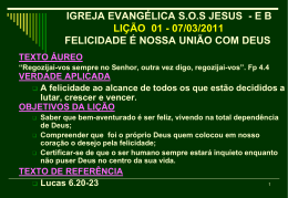 07/03/2011 felicidade é nossa união com deus