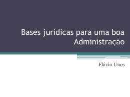 Palestra Bases Jurídicas - PSDB