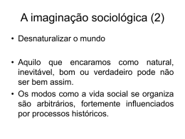 A imaginação sociológica (2)