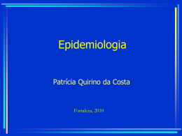 Epidemiologia Parte 1 -PRONTO - EST-T4