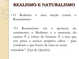 Realismo / Naturalismo
