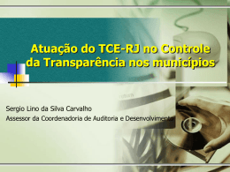 Atuação do TCE-RJ no Controle da Transparência nos municípios