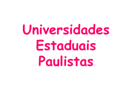 Universidades Estaduais Paulistas