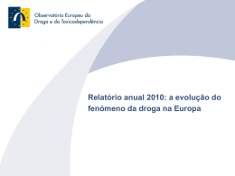 Resposta aos problemas da droga - EMCDDA