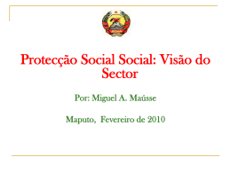 Protecção social