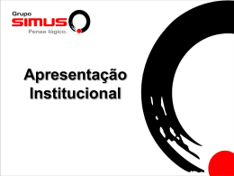 Apresenta&ccedil;&atilde;o Software Simus Superus