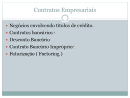 Contratos Empresariais - Universidade Castelo Branco