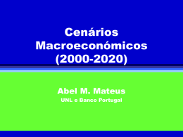 Cenários Macroeconómicos (2000