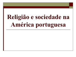Religião e sociedade na América portuguesa