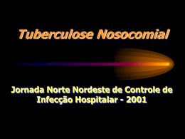 Tuberculose Medidas de Prevenção e Controle