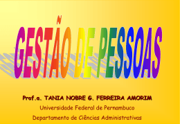 GESTAO DE PESSOAS ufpe mba 15hs 2003